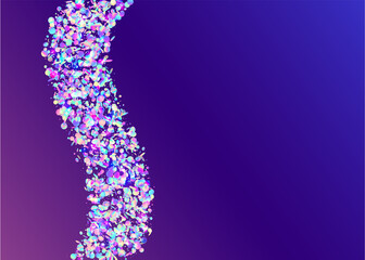 Glitch Texture. Blue Retro Glare. Fiesta Foil. Party Vaporwave T