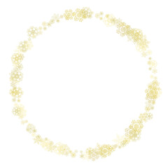 Christmas and New Year snowflakes