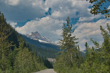 A view of the Bow Valley Parkway.   Banff National Park,  AB Canada
