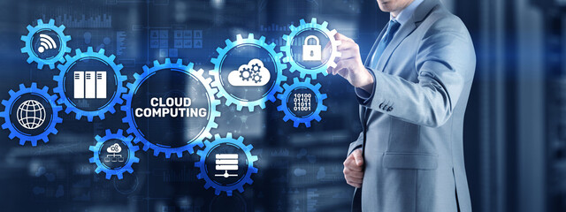 Cloud computing data storage software infrastructure. Mixed media