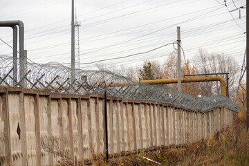 Fototapeta premium Barbed wire