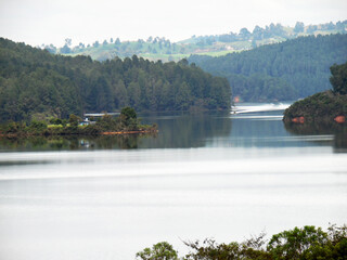 Selective focus of nature and landscape