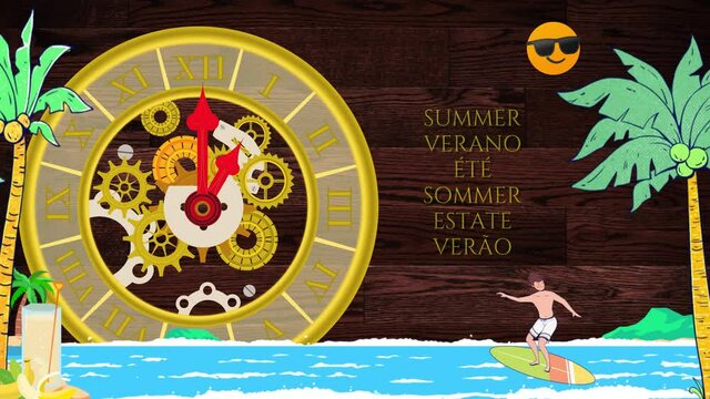 Tiempo en la estaci&oacute;n de verano