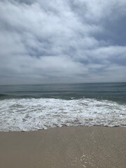 storm on the beach