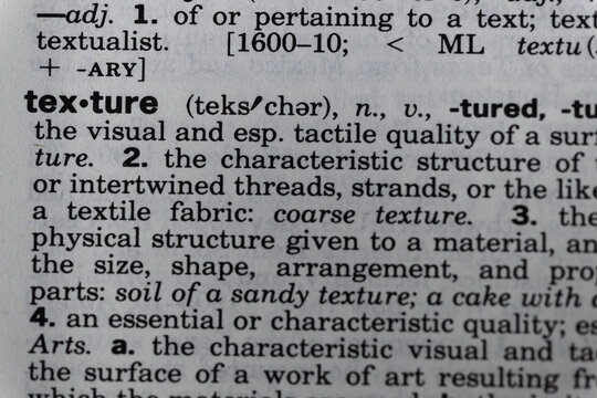 definition of texture macro shot of dictionary texture paper
