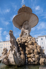Obraz premium Residenzbrunnen, Salzburg
