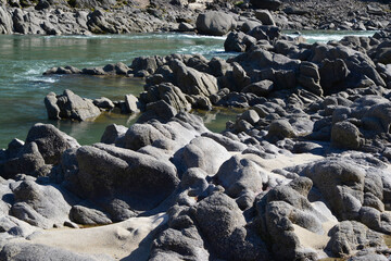 岩場　自然の造形