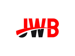 JWB Letter Initial Logo Design Vector Illustration