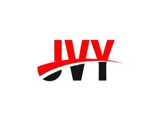 JVY Letter Initial Logo Design Vector Illustration