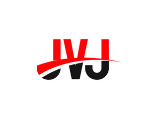 Obraz premium JVJ Letter Initial Logo Design Vector Illustration