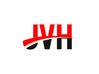 JVH Letter Initial Logo Design Vector Illustration