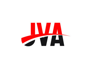JVA Letter Initial Logo Design Vector Illustration