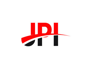 JPI Letter Initial Logo Design Vector Illustration