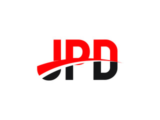 JPD Letter Initial Logo Design Vector Illustration