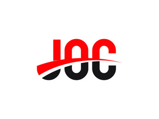 JOC Letter Initial Logo Design Vector Illustration