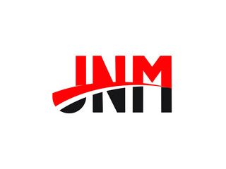JNM Letter Initial Logo Design Vector Illustration