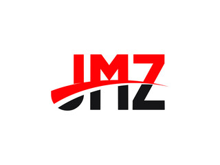 JMZ Letter Initial Logo Design Vector Illustration