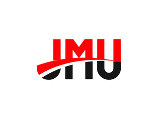 JMU Letter Initial Logo Design Vector Illustration