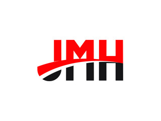 JMH Letter Initial Logo Design Vector Illustration