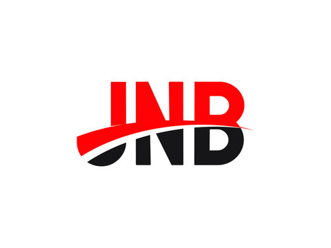 JNB Letter Initial Logo Design Vector Illustration