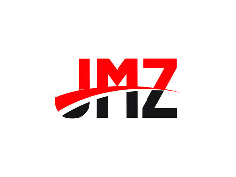 JMZ Letter Initial Logo Design Vector Illustration