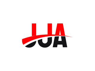 JJA Letter Initial Logo Design Vector Illustration