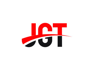 JGT Letter Initial Logo Design Vector Illustration