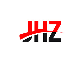 JHZ Letter Initial Logo Design Vector Illustration