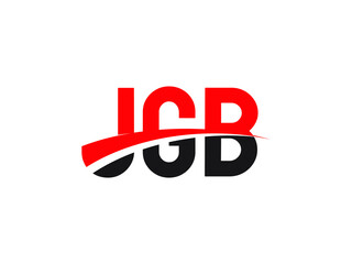 JGB Letter Initial Logo Design Vector Illustration