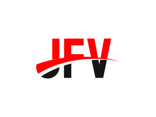 JFV Letter Initial Logo Design Vector Illustration