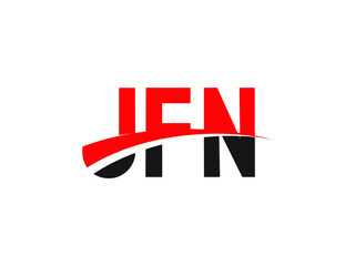 JFN Letter Initial Logo Design Vector Illustration