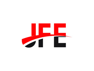 JFE Letter Initial Logo Design Vector Illustration