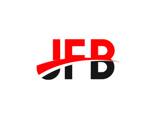 JFB Letter Initial Logo Design Vector Illustration