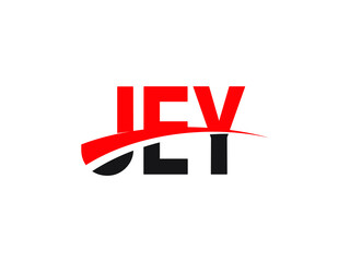 JEY Letter Initial Logo Design Vector Illustration