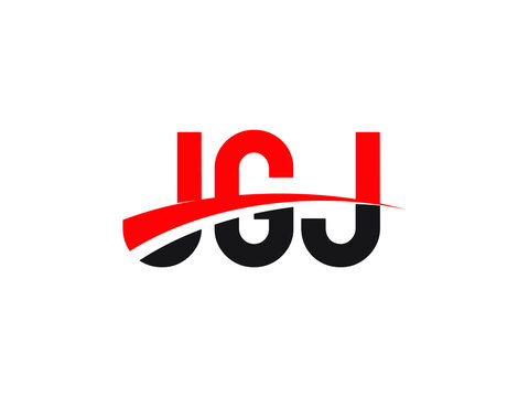 JGJ Letter Initial Logo Design Vector Illustration