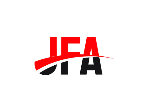 JFA Letter Initial Logo Design Vector Illustration
