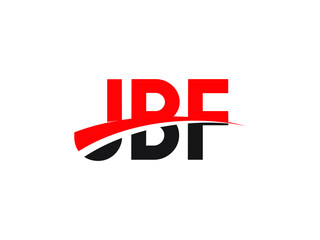 JBF Letter Initial Logo Design Vector Illustration