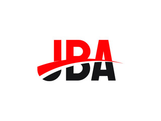 Fototapeta premium JBA Letter Initial Logo Design Vector Illustration