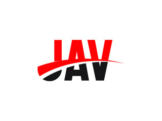 JAV Letter Initial Logo Design Vector Illustration