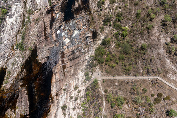 Vista aérea da chapada do veadeiros