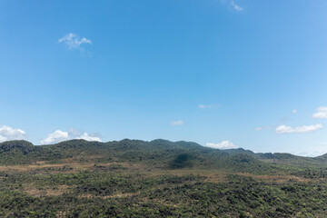 Vista aérea da chapada do veadeiros