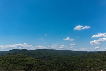 Fototapeta premium Vista aérea da chapada do veadeiros
