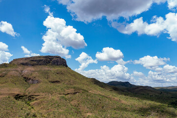 Fototapeta premium Vista aérea da Chapada dos Veadeiros, Goias