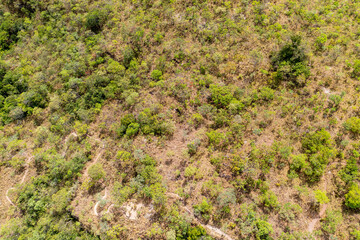 Vista a&eacute;rea da Chapada dos Veadeiros, Goias