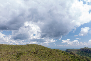 Obraz na płótnie Canvas Vista aérea da Chapada dos Veadeiros, Goias