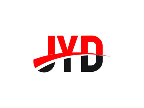 JYD Letter Initial Logo Design Vector Illustration
