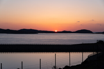 野崎島　長崎　海　夕焼け