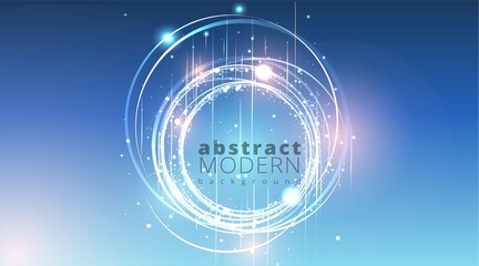 Luxury neon abstract vector background