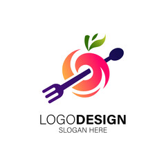 food logo collection for culinary business