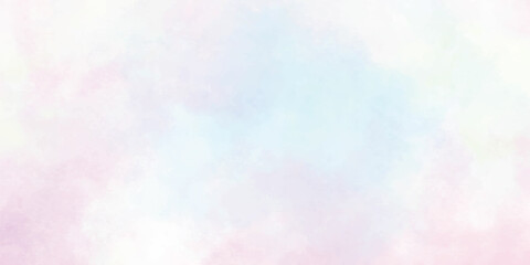 Watercolor painted background. Abstract Illustration wallpaper. Brush stroked painting. Pastel cloud background Which is subtle and soft, gradient in a variety of colors